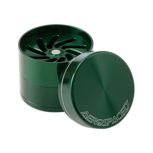 Aerospaced by Higher Standards - 4 Piece Toothless Grinder 2.0" Green