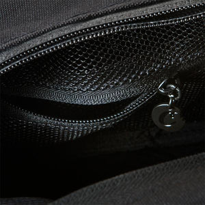 Cookies Head Stash Toiletry Bag Black Zipper