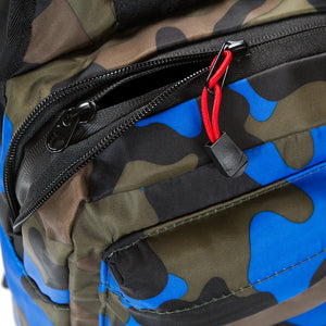 Cookies Rack Pack Over The Shoulder Bag Blue Camo Zipper