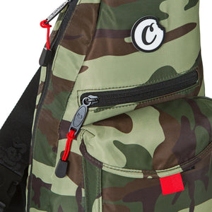 Cookies Traveler Sling Bag Nylon Camo Zipper