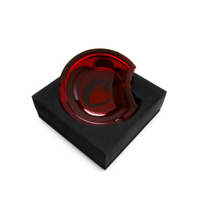 Cookies C-Bite Glass Ashtray Red