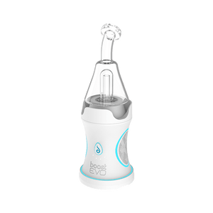 Dr. Dabber Boost EVO Vaporizer White Front with Button