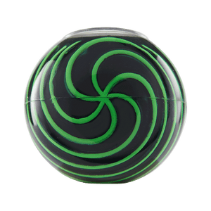 Eyce ORAFLEX Spiral Spoon Black with Green Stripes Bottom