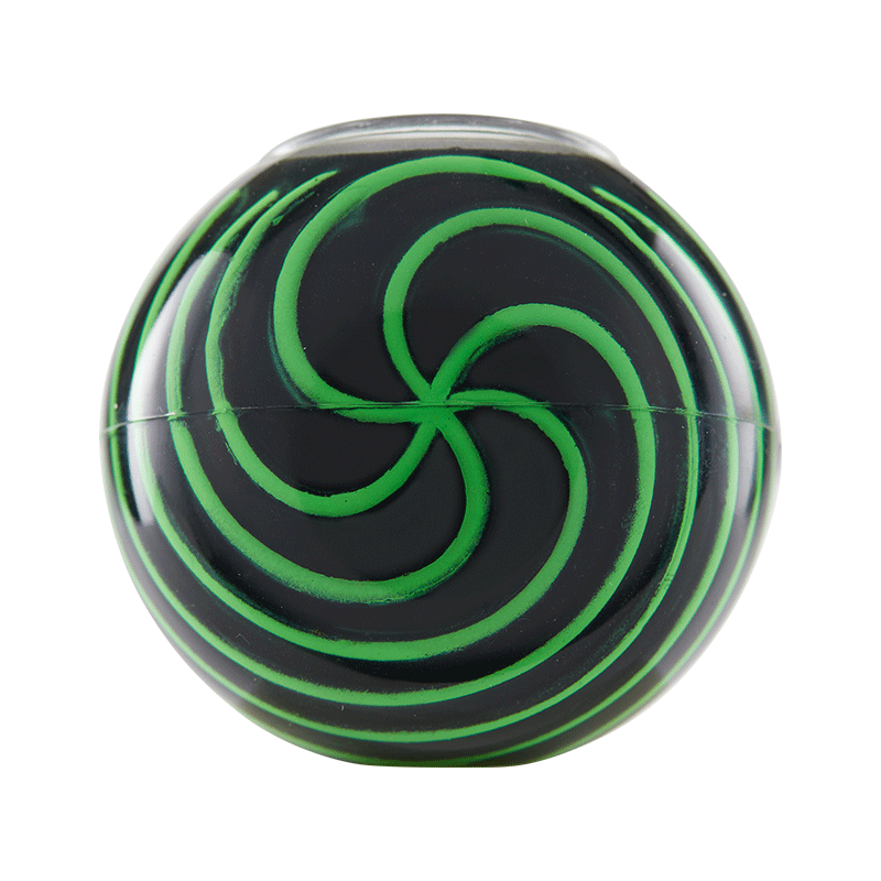 Eyce ORAFLEX Spiral Spoon Black with Green Stripes Bottom