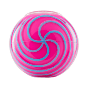 Eyce ORAFLEX Spiral Spoon Pink with Blue Stripes Bottom