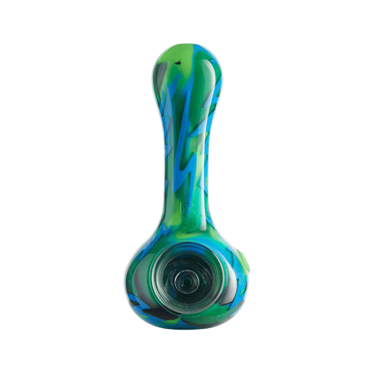 Eyce ORAFLEX Switchback Spoon Green with Blue Zigzags