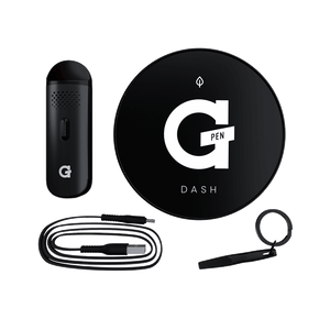 G Pen Dash Vaporizer Black Included Items