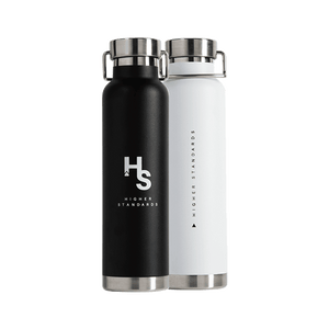 Higher Standards Canteen Black and White