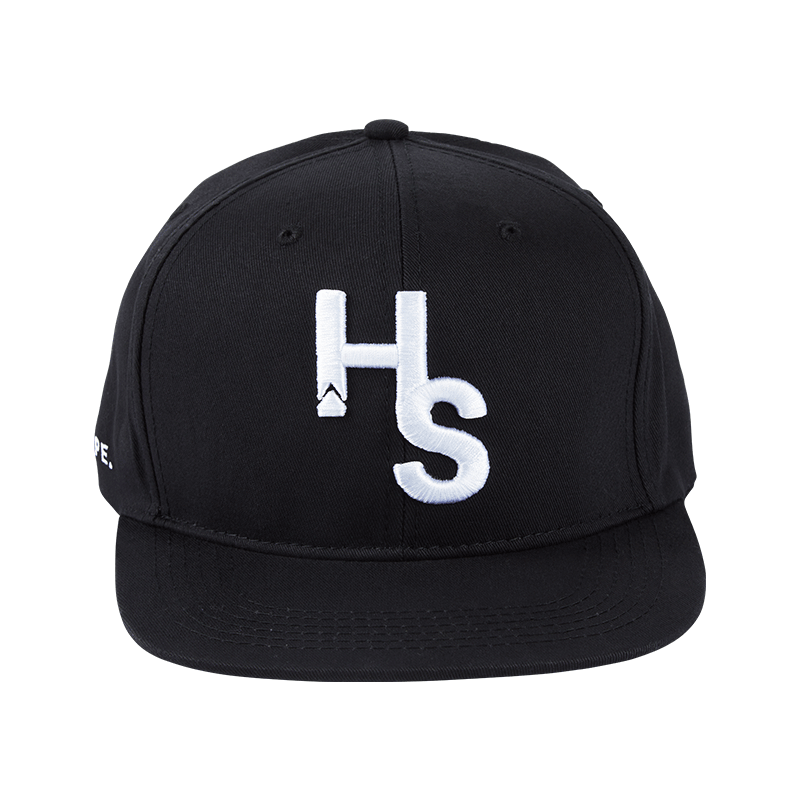 Higher Standards Snapback Hat Black