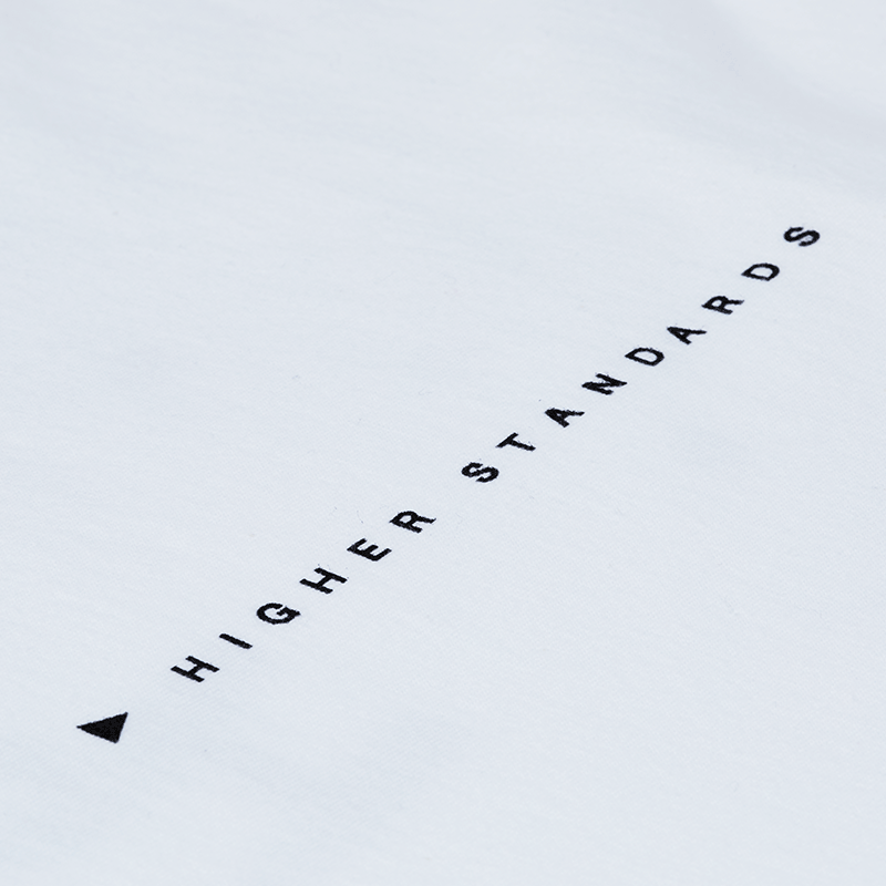 Higher Standards T-Shirt - Circle Logo White Logo