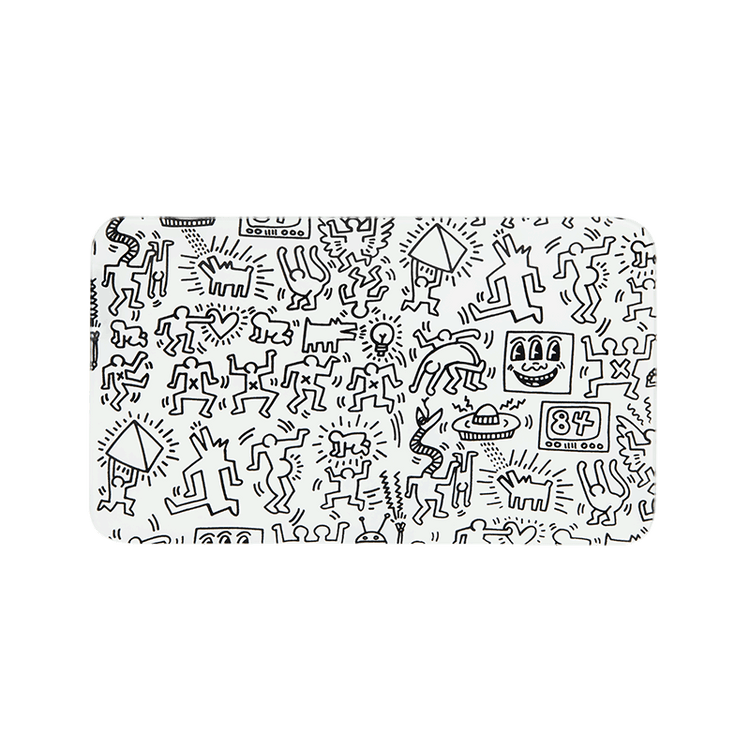 K.Haring Tray Black and White