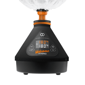 Storz & Bickel Onyx Volcano Hybrid Vaporizer Connected to Balloon