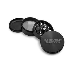 Santa Cruz Shredder 4 Piece Grinder Black Pieces