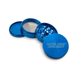 Santa Cruz Shredder 4 Piece Grinder Blue Pieces