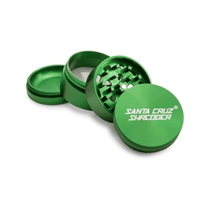 Santa Cruz Shredder 4 Piece Grinder Green Pieces