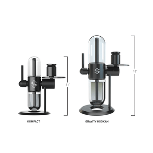 Stundenglass Kompact Gravity Infuser Size Comparison