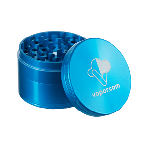 Vapor.com Aluminum 4 Piece Grinder - 2.5" Blue Open