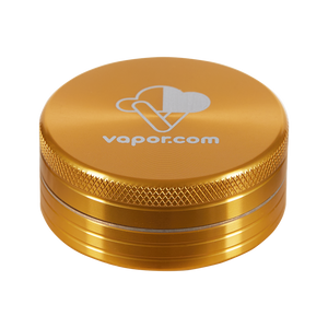 VAPOR.com Aluminum 2 piece grinder Gold