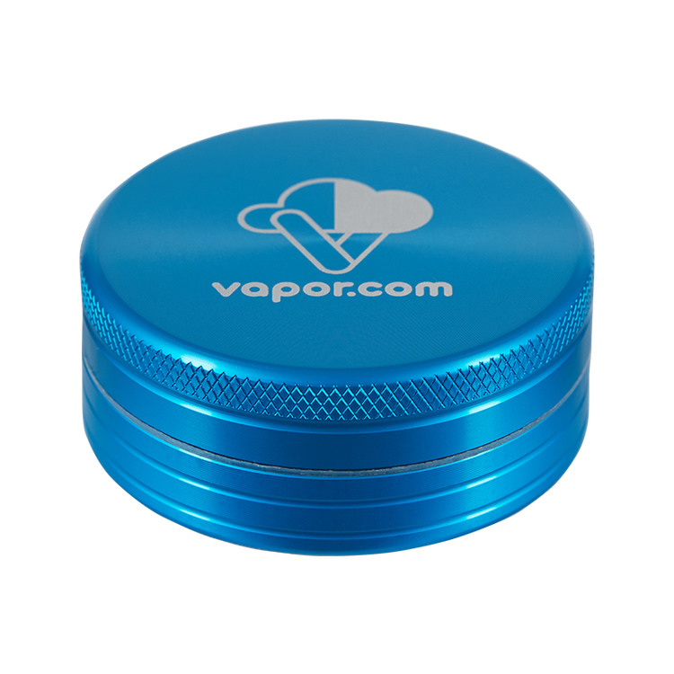 VAPOR.com Aluminum 2 piece grinder Blue