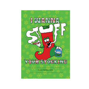 I wanna stuff your stocking 420 Cardz Christmas Card