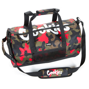 Cookies Summit Ripstop Smell Proof Duffle Bag Red Camo