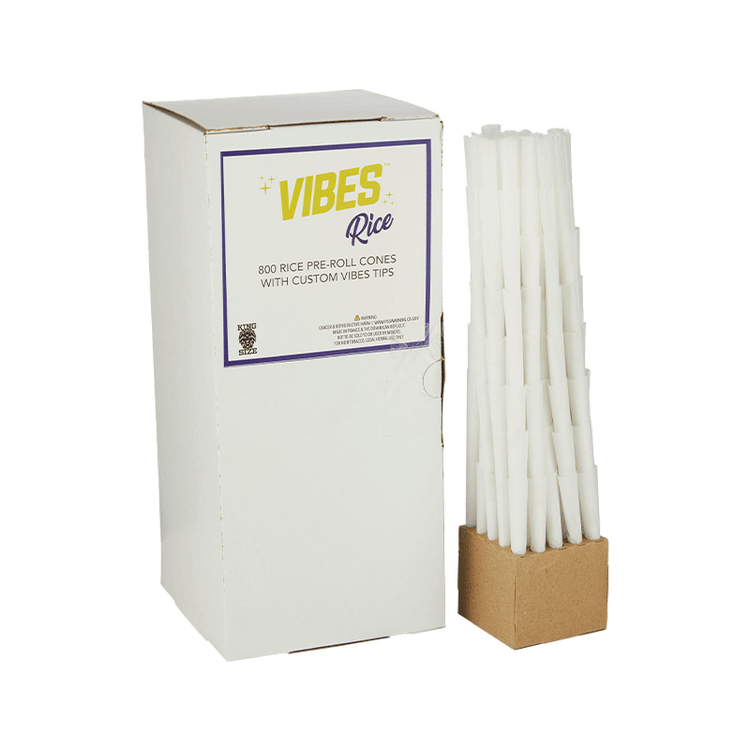 VIBES Cones Bulk Box Rice King Size