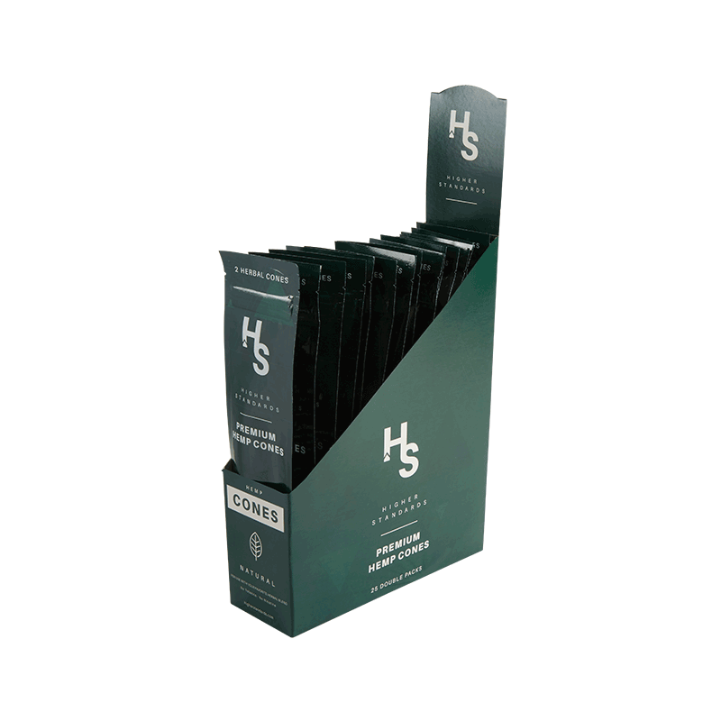 Higher Standards Premium Hemp Cones Box