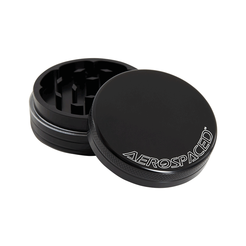 Aerospaced by HS 2 Piece Grinder 2.0 Black