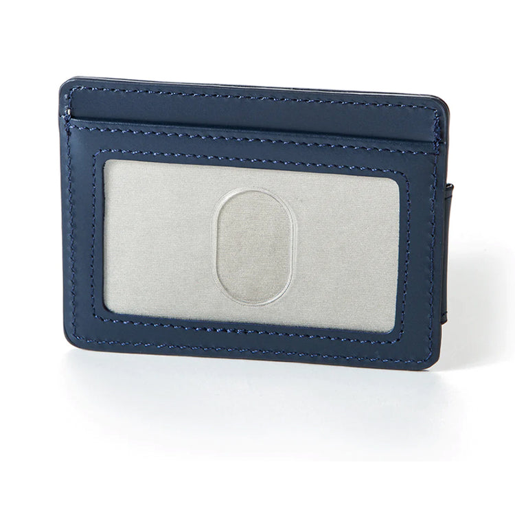 Cookies Big Chip Money Clip and Leather Card Holder Navy Card Slot