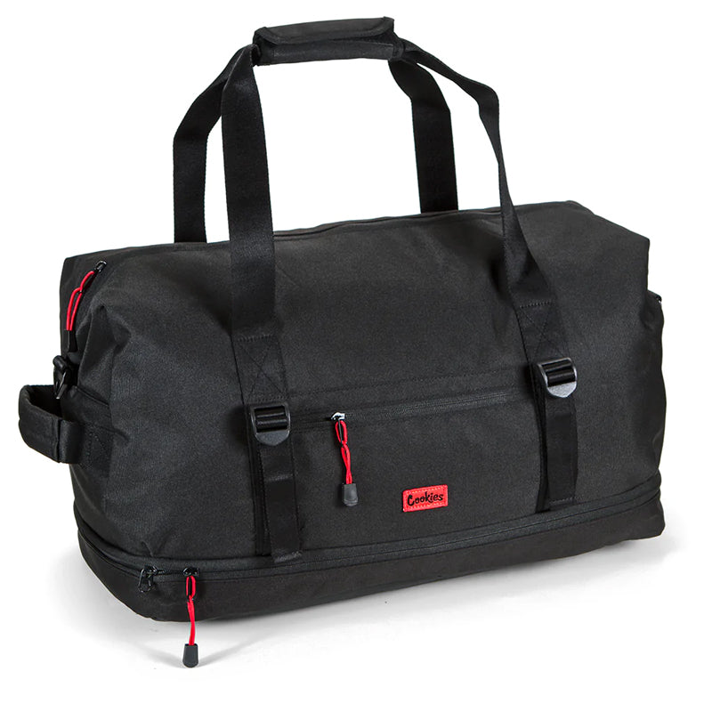 Cookies Explorer Duffle Bag Black Back with Zipper