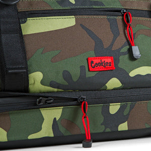 Cookies Explorer Duffle Bag Green Camo Zippers