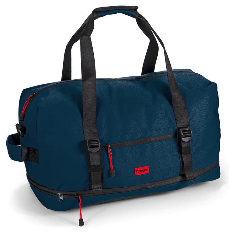 Cookies Explorer Duffle Bag Navy Back with Zipper