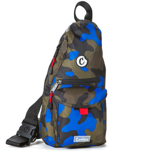 Cookies Traveler Sling Bag Nylon Blue Camo