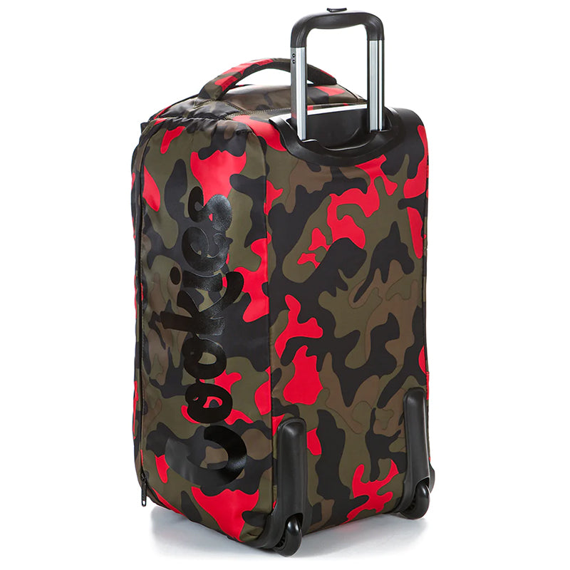 Cookies Trek Roller Travel Bag Red Camo Back