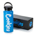 Cookies Water Bottle Matte Finish 32oz Blue