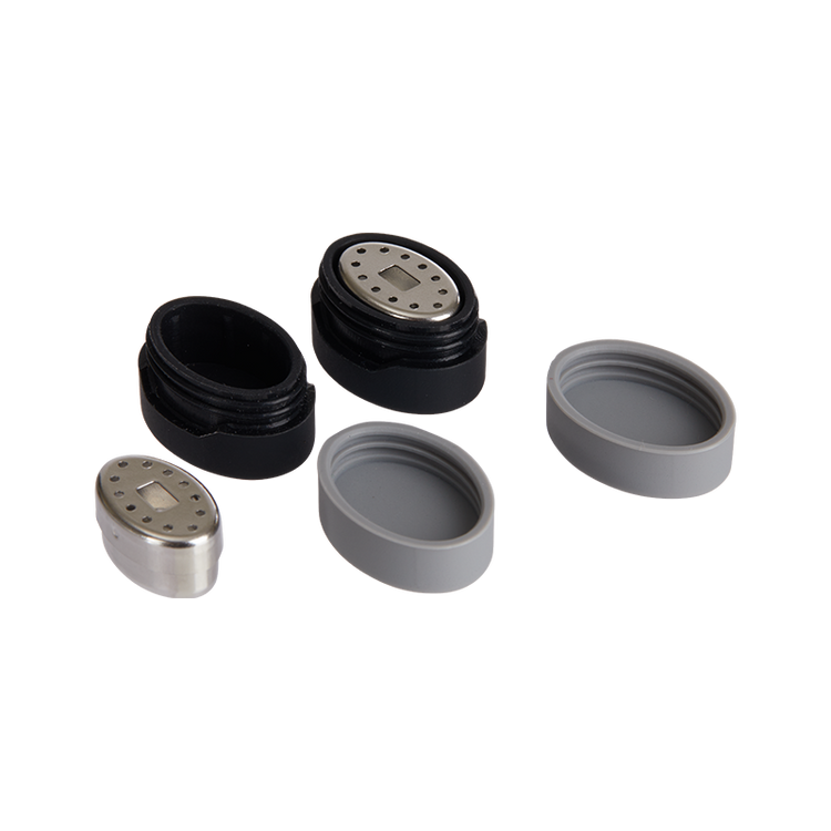 Davinci Miqro Dosage Pods Carrying Cans Open
