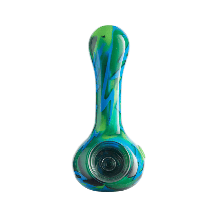 Eyce ORAFLEX Switchback Spoon Green with Blue Zigzags