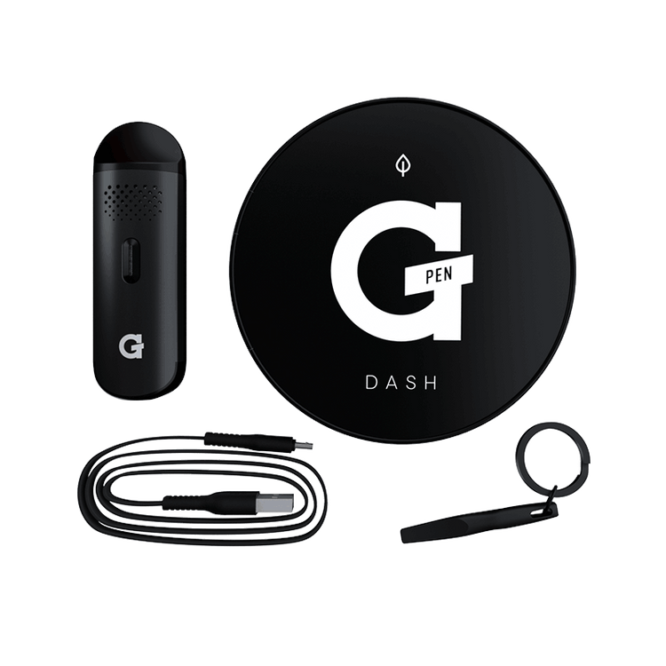 G Pen Dash Vaporizer Black Included Items