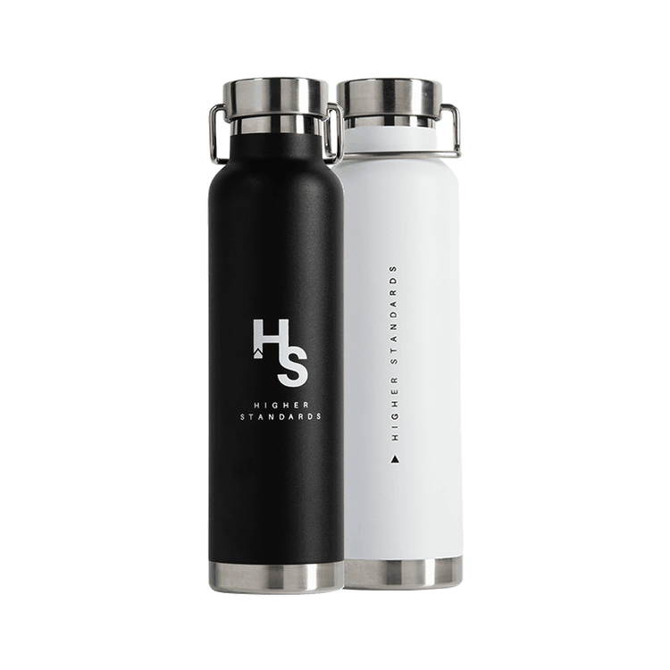 Higher Standards Canteen Black and White