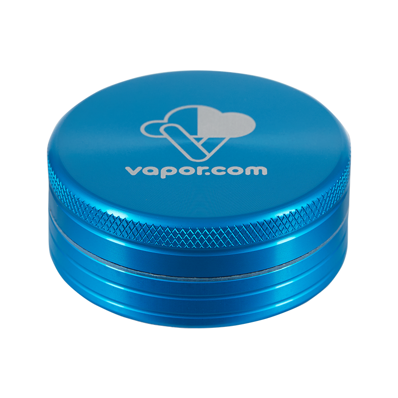 VAPOR.com Aluminum 2 piece grinder Blue