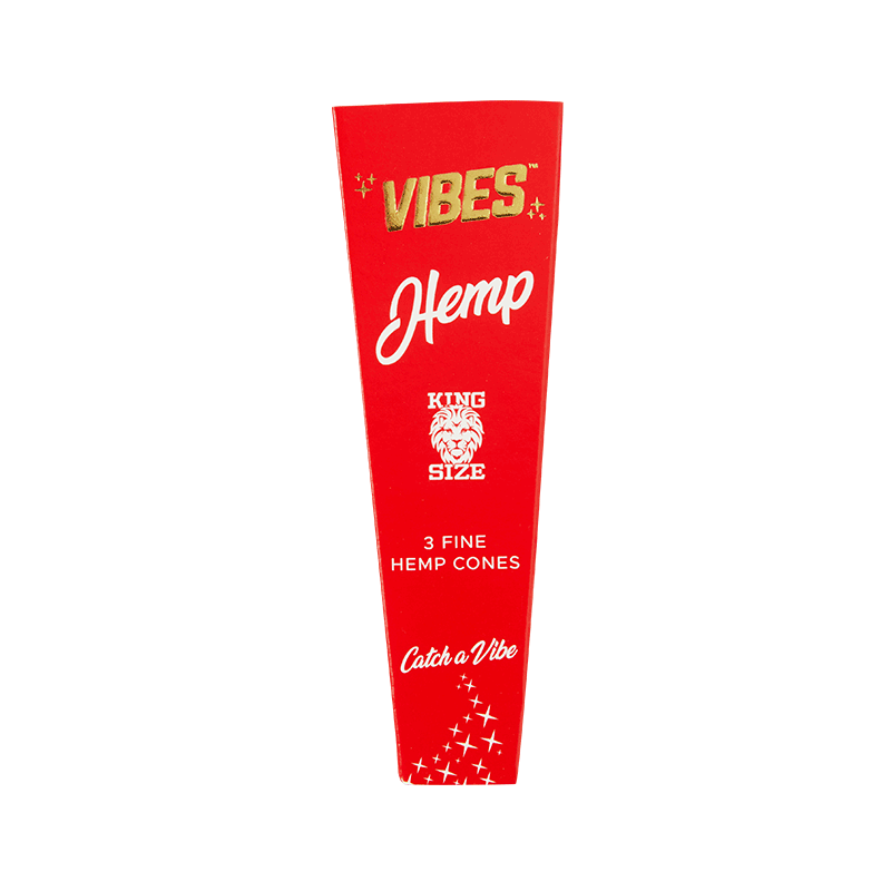 VIBES Cones King Size Single Pack Hemp