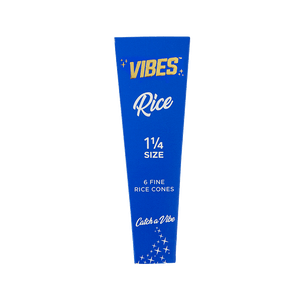 VIBES 1 1/4 Size Cones Single Pack Rice