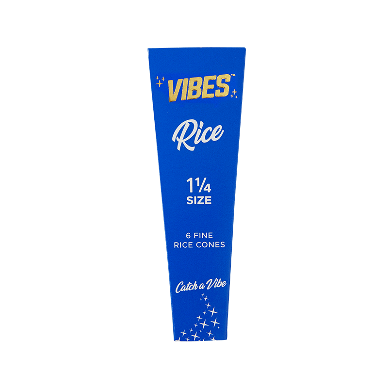 VIBES 1 1/4 Size Cones Single Pack Rice