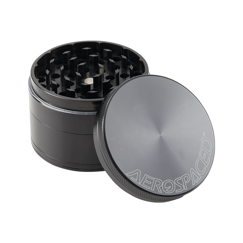 Aerospaced by HS 4 Piece Grinder 2.5 Black