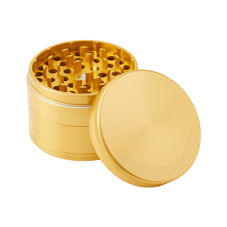 Aerospaced by HS 4 Piece Grinder 2.5 Yellow
