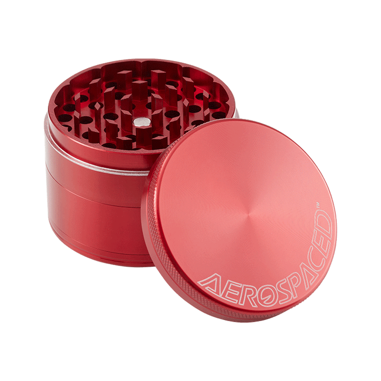 Aerospaced by HS 4 Piece Grinder 2.5 Red