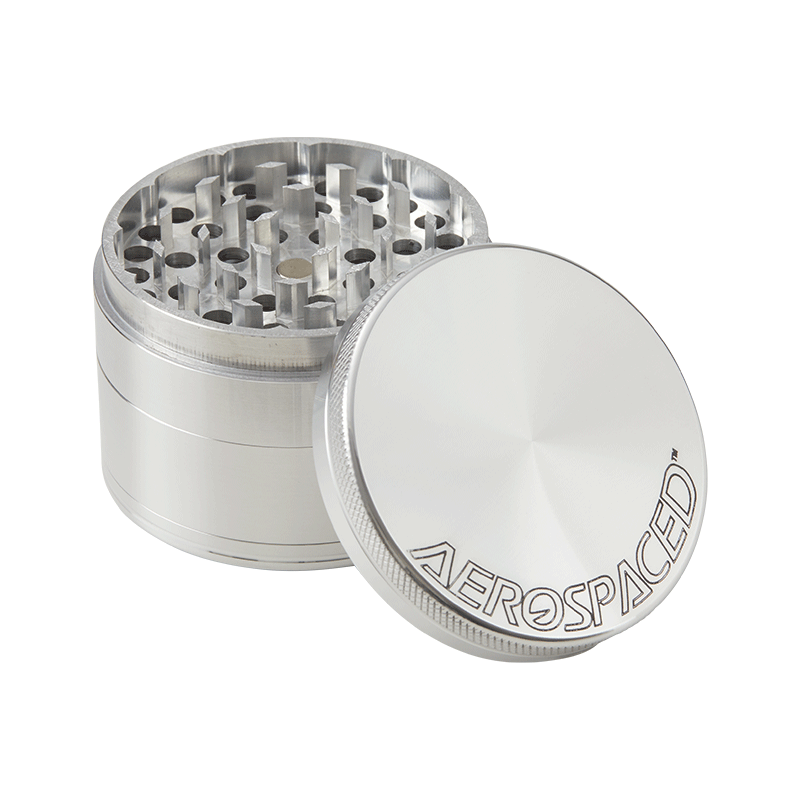 Aerospaced by HS 4 Piece Grinder 2.5 Silver