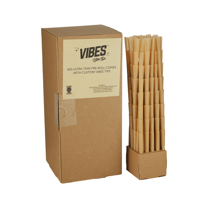 VIBES Cones Bulk Box King Size Ultra Thin