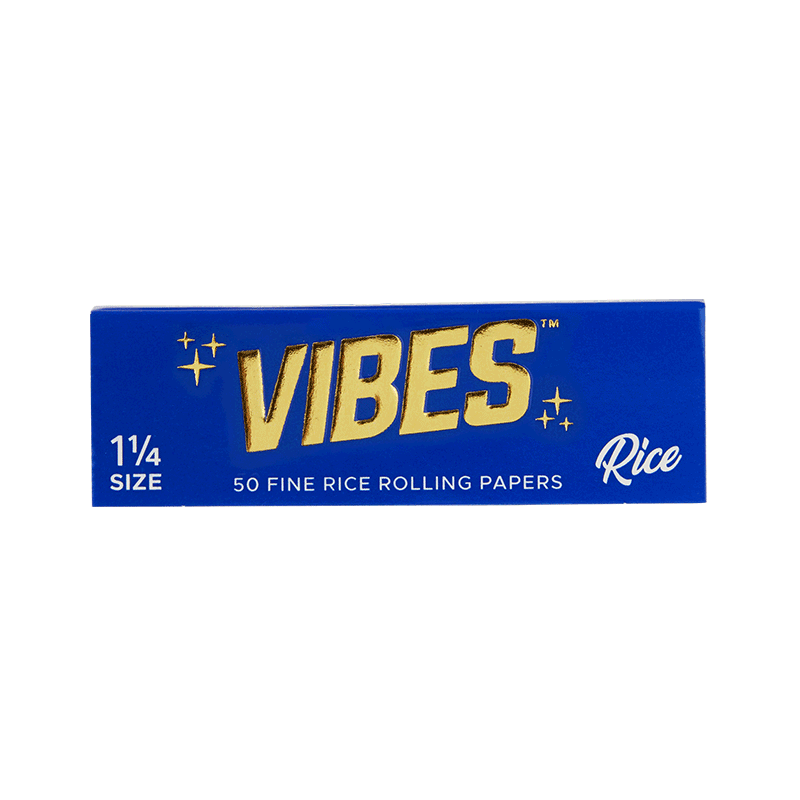 VIBES Rolling Papers 1 1/4 Size Single Pack Rice